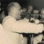 Severino discursando no encerramento de sua campanha política